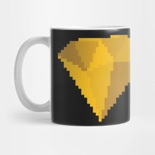 Topaz Gem Pixel Art Mug